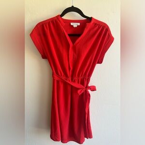 Monteau, size small little red dress.